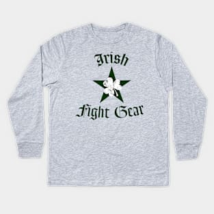 Irish Fight Gear - Star Kids Long Sleeve T-Shirt